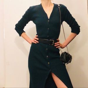 small cardigan over dress